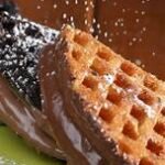 Milk Waffle coated with sugar